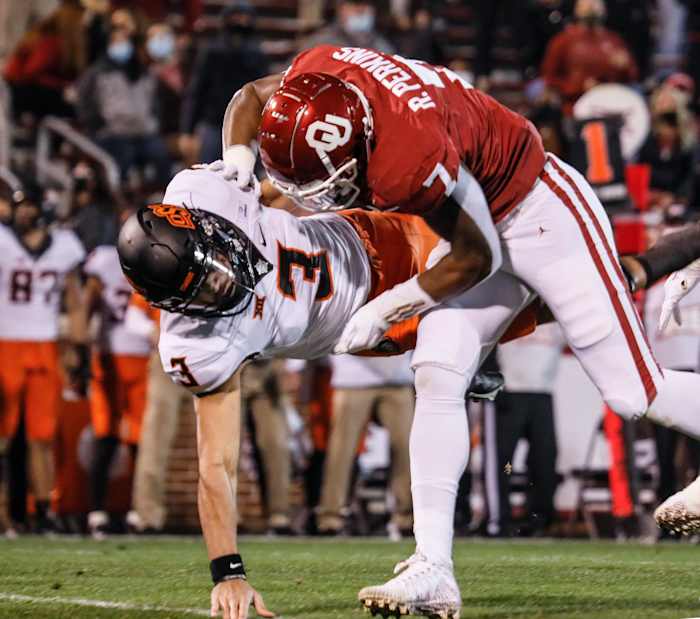 The punt was according to Gundy, to protect the quarterbacks from taking another hit on a Cowboy quarterback.